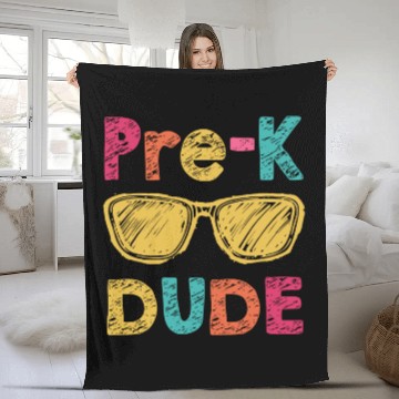 Discover Pre-K Dude Back to School Fleece Blankets First Day