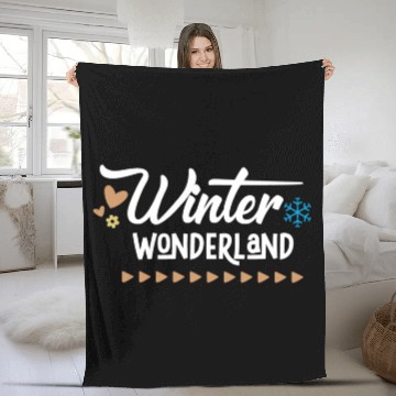Discover Winter Wonderland Fleece Blankets