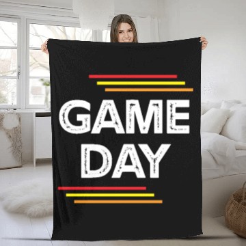Discover Game Day Funny Gaming Lover Gifts Fleece Blankets