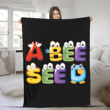 Discover A Bee See D Fleece Blankets