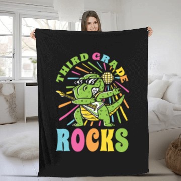 Discover Third Grader Awesome Back To School Lifestyle Gift Fleece Blankets