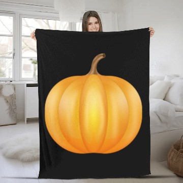 Discover Unique Pumpkin. Fruit Halloween Fleece Blankets