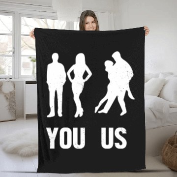 Discover Latin Dance Salsa Dancing Couple Fleece Blankets