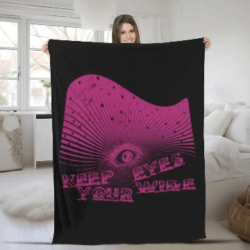 Discover Eyes Wide Winter Storm Deep In Pink Fleece Blankets