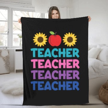 Discover Funny Teacher svg, Teacher Appreciation svg, Kinde Fleece Blankets
