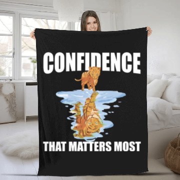 Discover Tiger Cub Confidence Matter Most Fleece Blankets