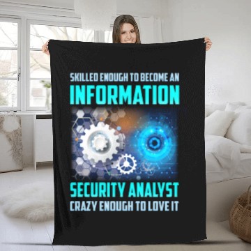 Discover Skilled Enough to Become an Information Security Fleece Blankets