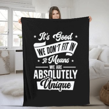 Discover Positivity Misfits Poets Poetry Unique Uniqueness Fleece Blankets