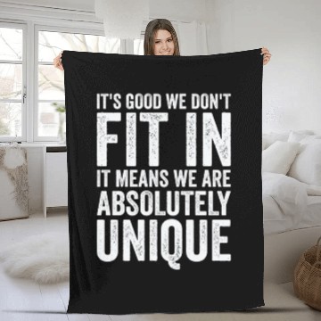 Discover Positivity Misfits Poets Poetry Unique Uniqueness Fleece Blankets