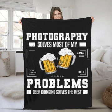 Discover Halloween Photography Solves Most Of My Problems Fleece Blankets