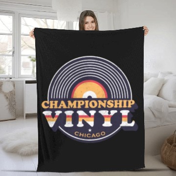 Discover Championship Vinyl Fleece Blankets