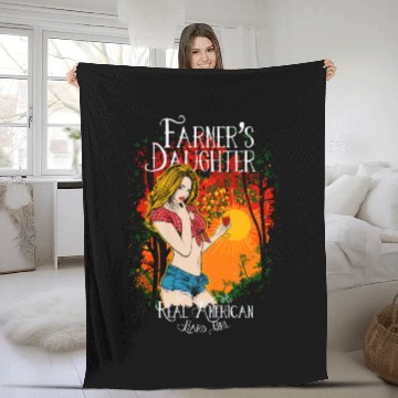 Discover Farmer Daughter Fleece Blankets