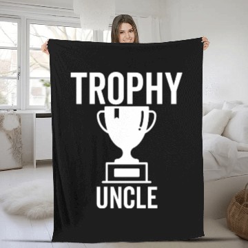 Discover Trophy Uncle Fleece Blankets