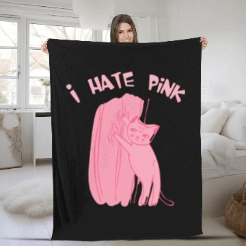Discover I don't like the pink. Change the curtains Fleece Blankets