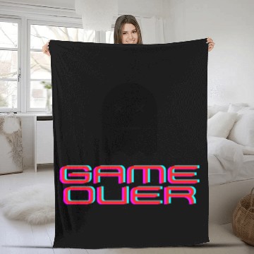 Discover Game Over Fleece Blankets