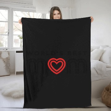 Discover World's Best Mom (mp) Fleece Blankets