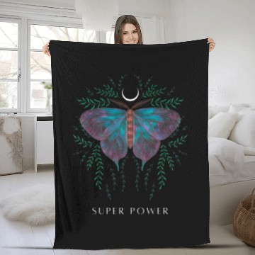 Discover Butterfly Fleece Blankets