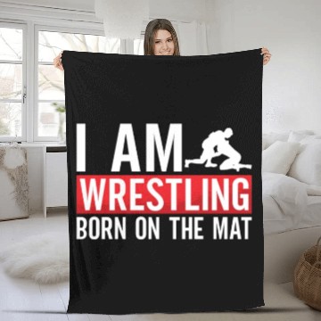 Discover Catch Wrestling I Am Wrestling Wrestler Fight Fleece Blankets
