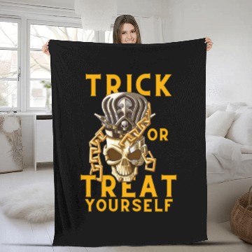 Discover Trick Or treat Design for Halloween Fleece Blankets