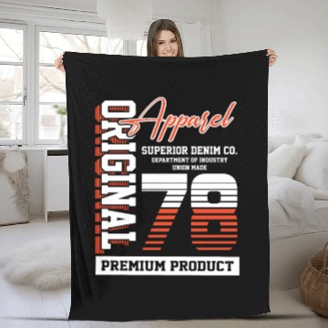 Discover 1978 Vintage Birthday Vintage Gift Retro Fleece Blankets