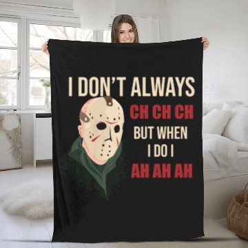 Discover Funny Halloween party Jason hokey mask Friday 13th Fleece Blankets