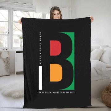 Discover Black History Month Quote Fleece Blankets