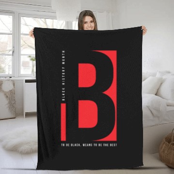 Discover Black History Month Quote Fleece Blankets