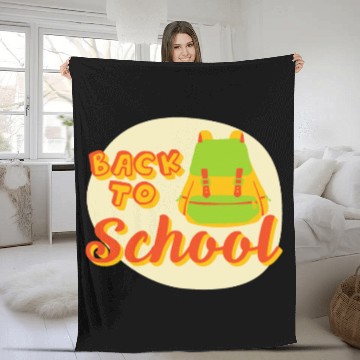 Discover back to school 7 Fleece Blankets
