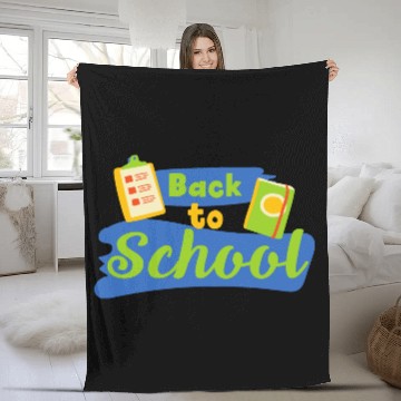 Discover back to school 7 Fleece Blankets