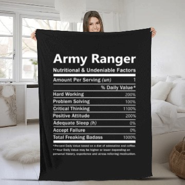 Discover Army Ranger Fleece Blankets - Nutritional And Undeniable F