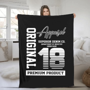 Discover 2018 Vintage Birthday Vintage Gift Retro Fleece Blankets