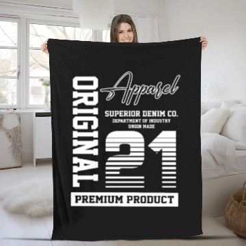 Discover 2021 Vintage Birthday Vintage Gift Retro Fleece Blankets