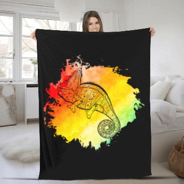 Discover Chameleon Fleece Blankets