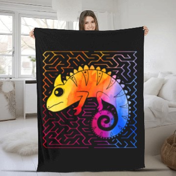 Discover Chameleon Fleece Blankets