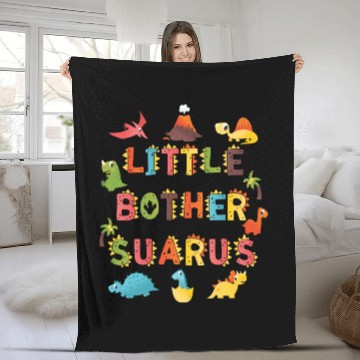 Discover Brother Saurus | Dinosaur Birthday | Birthday Fleece Blankets