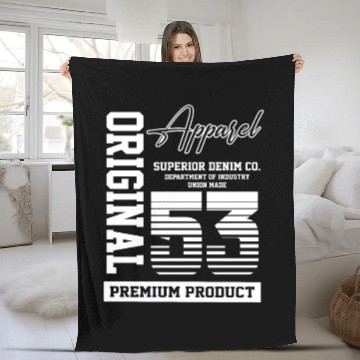 Discover 1953 Vintage Birthday Vintage Gift Retro Fleece Blankets