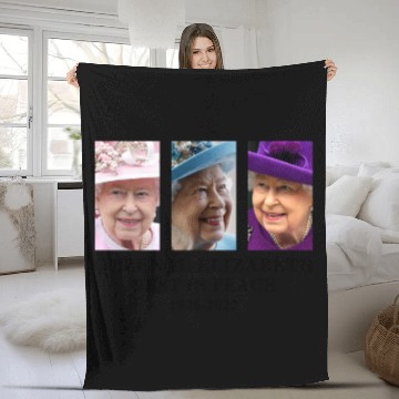 Discover Queen II Elizabeth Fleece Blankets