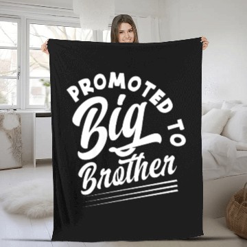 Discover First Time Brother Child Son Offspring Fleece Blankets