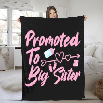 Discover Sister Pregnancy Birth Gift Fleece Blankets