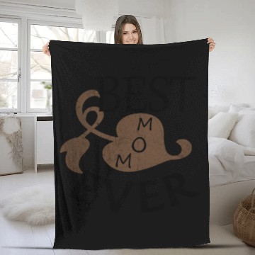 Discover BEST MOM EVER Fleece Blankets