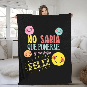 Discover Funny Spanish Teacher Maestra Fleece Blankets