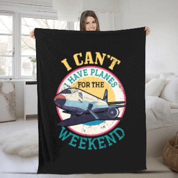 Discover Airline Pilot Aviation Themed Pun For a Corporate Fleece Blankets