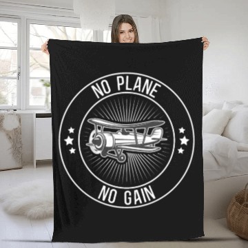 Discover Airline Pilot Aviation Themed Pun For a Corporate Fleece Blankets