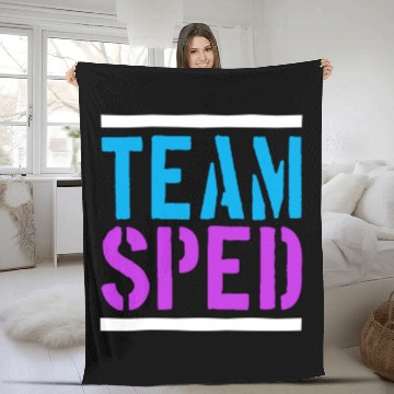 Discover Special Education Teacher Team Sped Fleece Blankets