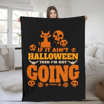 Discover creepy Halloween costume Fleece Blankets