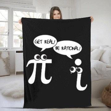 Discover Math Design Pi Fleece Blankets