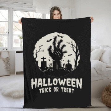 Discover Halloween Trick or Treat Fleece Blankets