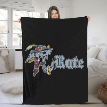 Discover 3.14 Pi Math Pirate Fleece Blankets