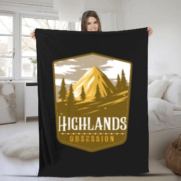 Discover Highlands Obsession - The Nomad Lifestyle Fleece Blankets