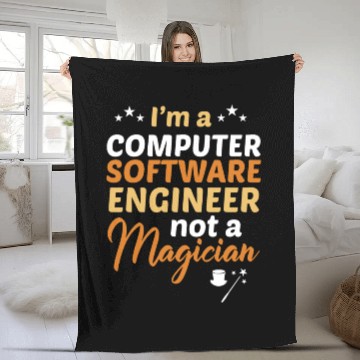 Discover Computer Developer New Fleece Blankets